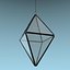 Terrarium flower hanging frame
