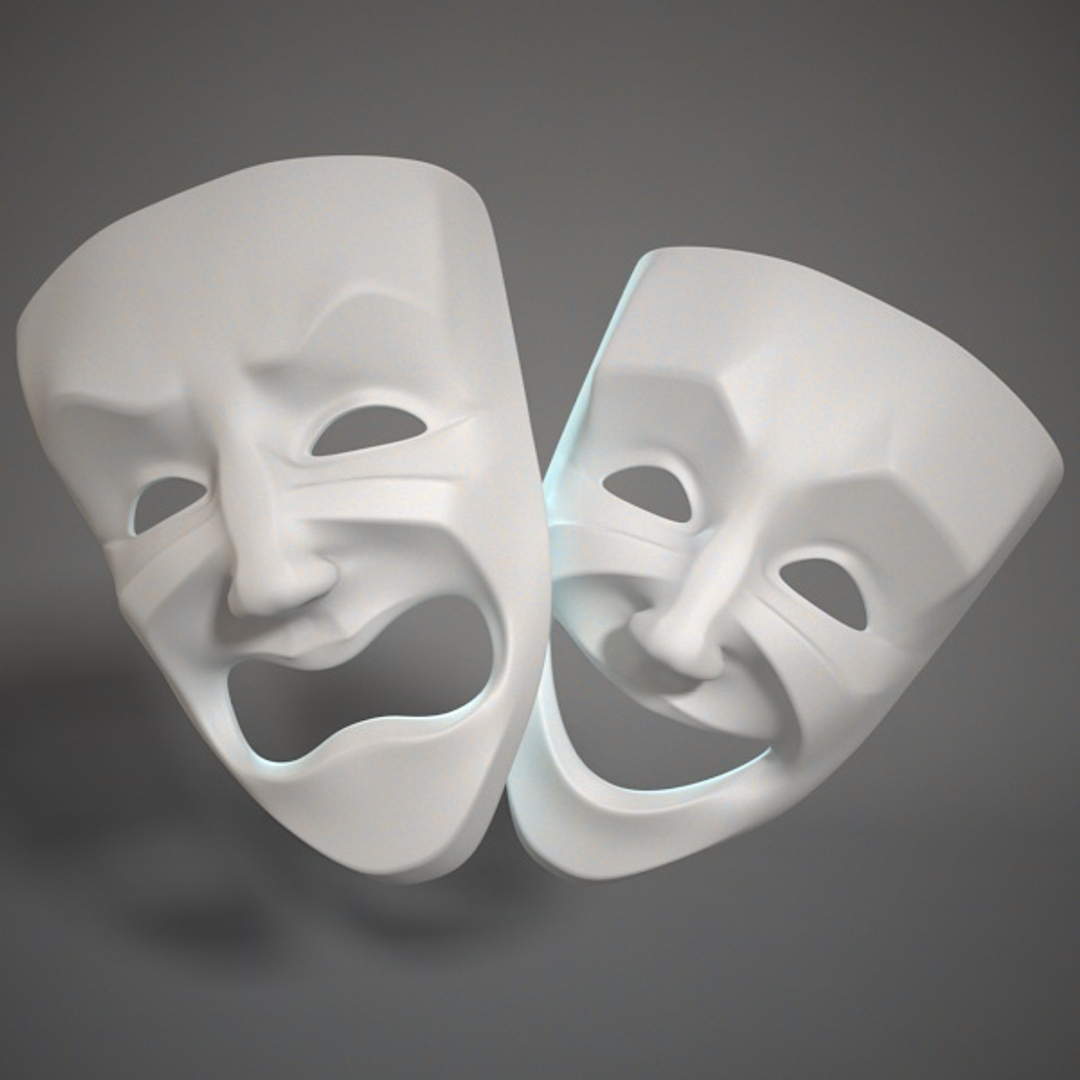 Маска где поют. Театральные маски. Белая Театральная маска. Грустная маска. Грустная и веселая маска в театре.