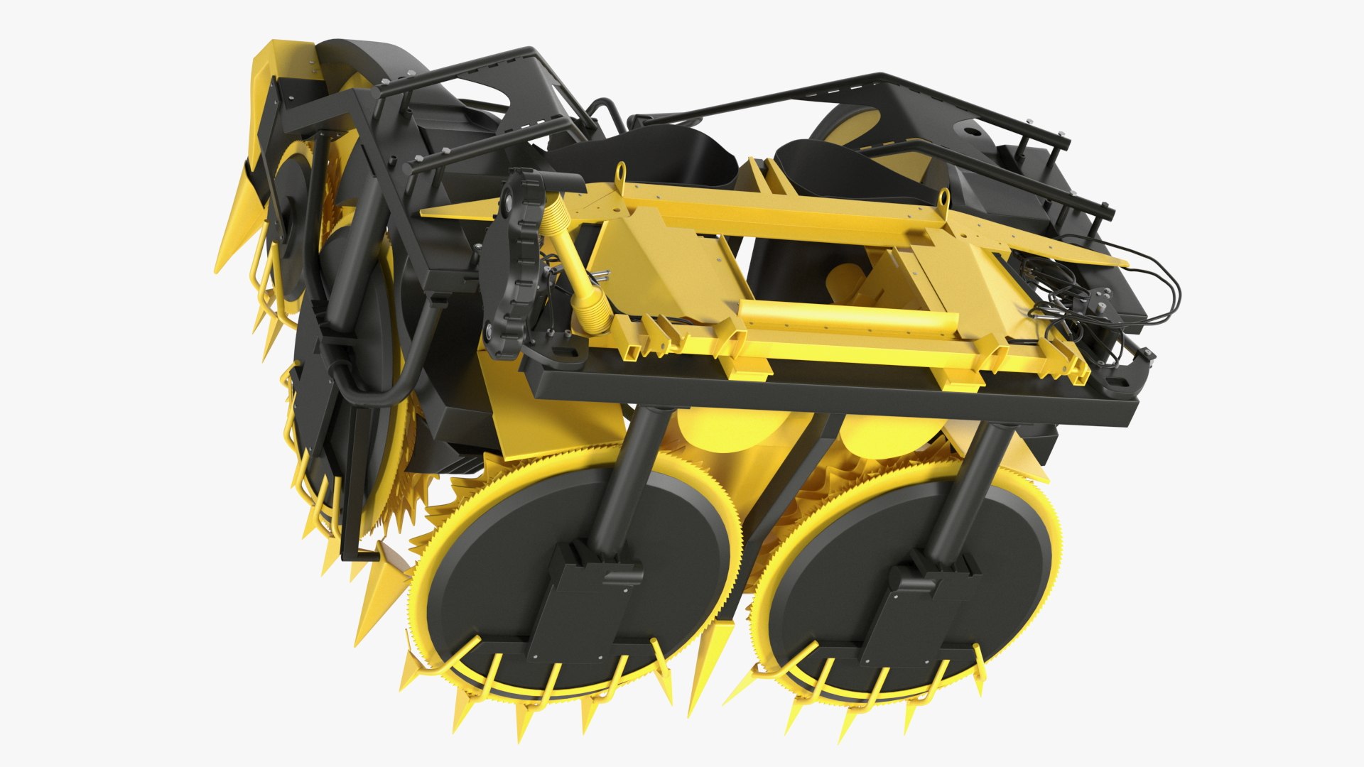 New Holland 750BFI Forage Harvester Heads Folded New 3D model ...