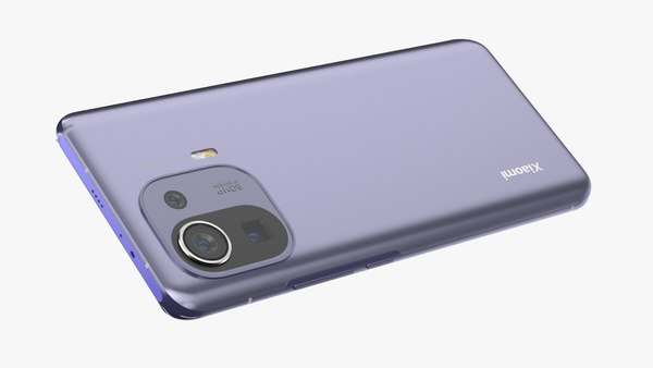 3D Xiaomi Mi 11 Pro Purple - TurboSquid 1716729