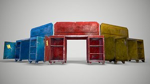 Old Metal Table