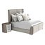 Michael Amini ROXBURY PARK Cal King Dual Panel Bed nightstand