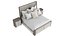 Michael Amini ROXBURY PARK Cal King Dual Panel Bed nightstand