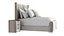 Michael Amini ROXBURY PARK Cal King Dual Panel Bed nightstand