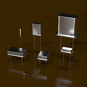 3D model Crystal Oscillator