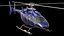Elicottero - Bell Chopper - Modello 3D esterno e interno