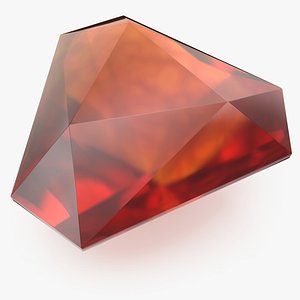 Shield Step Cut Amber