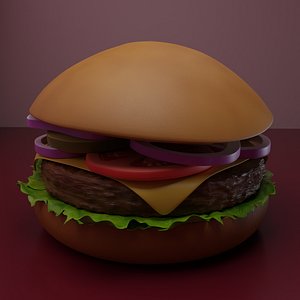 Hamburger 3D model