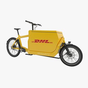 3D DHL Cargo Bike 2 model