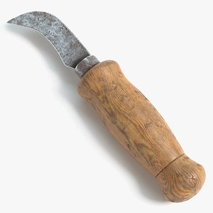 old cutting tool 3D model