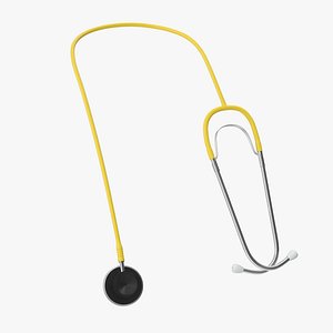 3D stethoscope 2 yellow