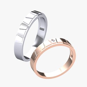 Wedding ring 63 3D