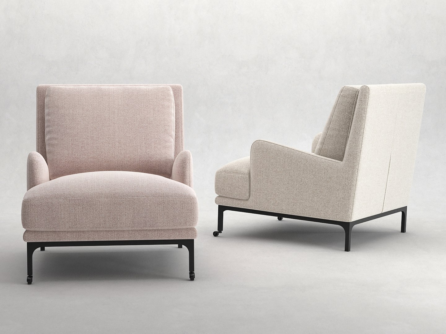 3D Mr Jones Lounge Chair Model - TurboSquid 2195588