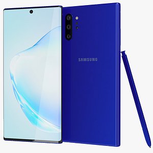 realistic samsung galaxy aura 3D model