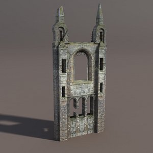 max castle ruin modelled