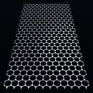 Perforated panel with 81 percent opening 25O106
