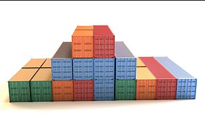 Shipping Cargo Container 3D