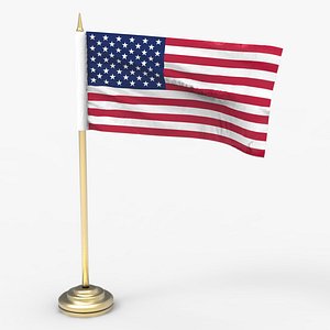 American Flag on a Pole