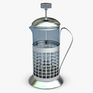 3ds max french press cup