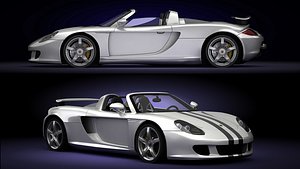 carrera gt car 3d max