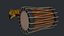 Indian Musical Instruments Collection 3D model