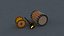 Indian Musical Instruments Collection 3D model