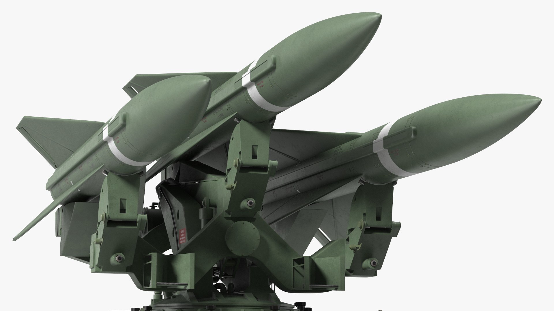 3D MIM23 HAWK Light Green Rigged for Cinema 4D model - TurboSquid 2165040