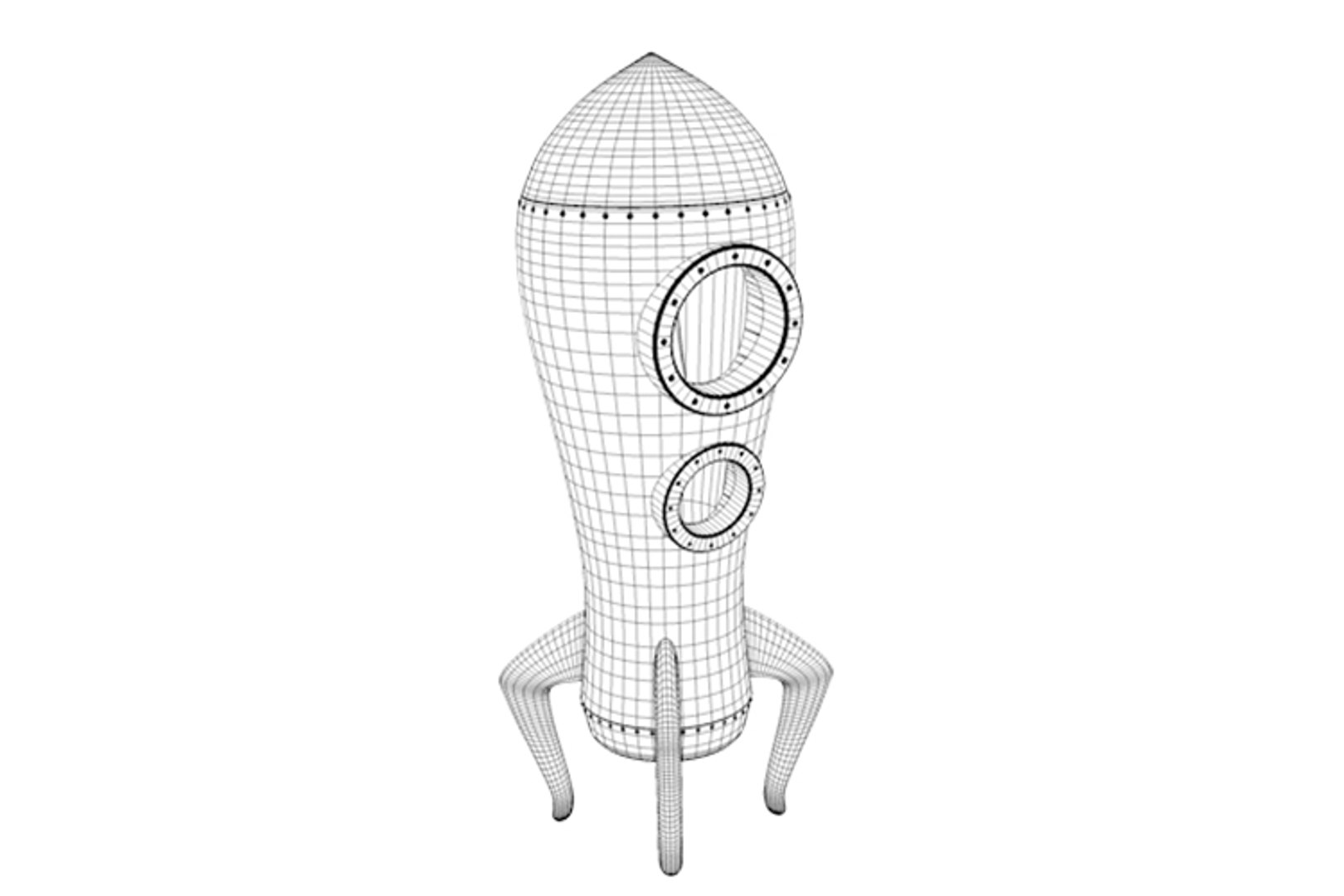 3D Model Space Rocket - TurboSquid 1547181