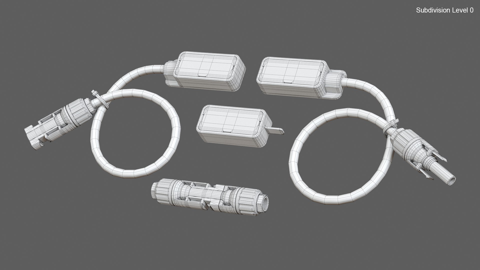 Solar Junction Box 03 3D model - TurboSquid 2051895