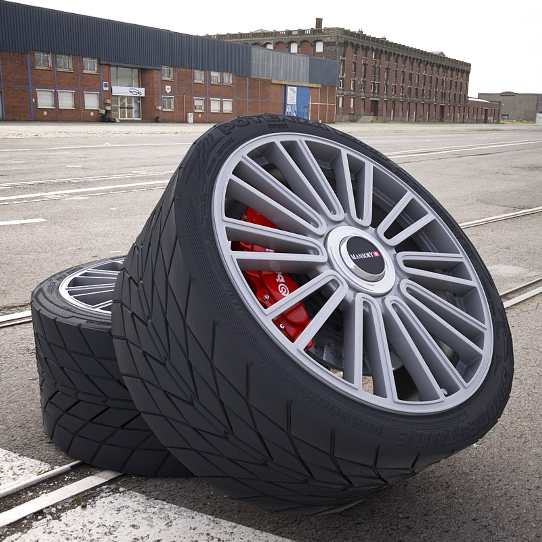 mansory wheel tire 3ds