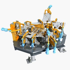 Industrial Equipment 40 -Car Side Panel Welding Positioning Fixture model