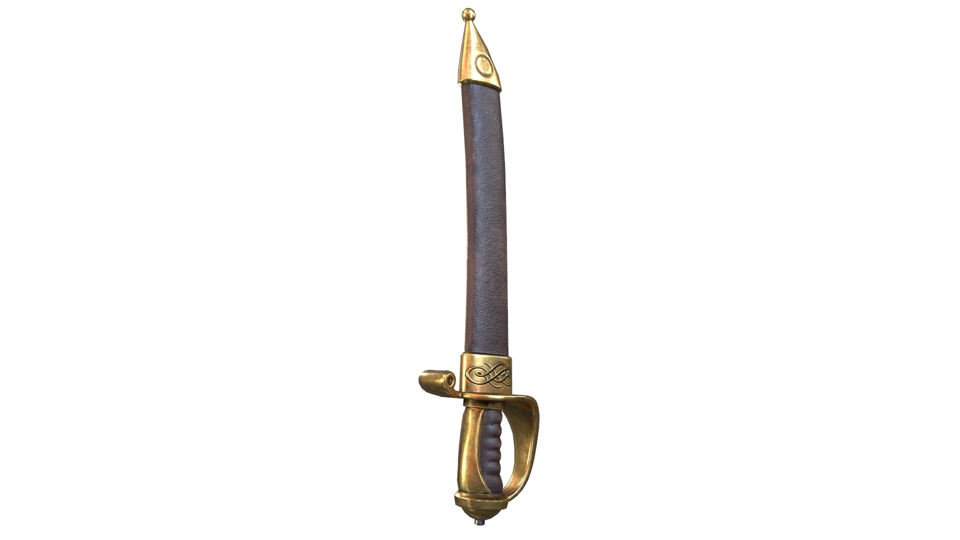 3D Curved Weapon Model - TurboSquid 1501810