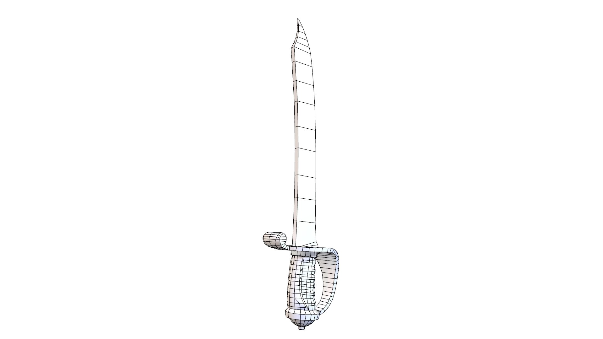 3D Curved Weapon Model - TurboSquid 1501810