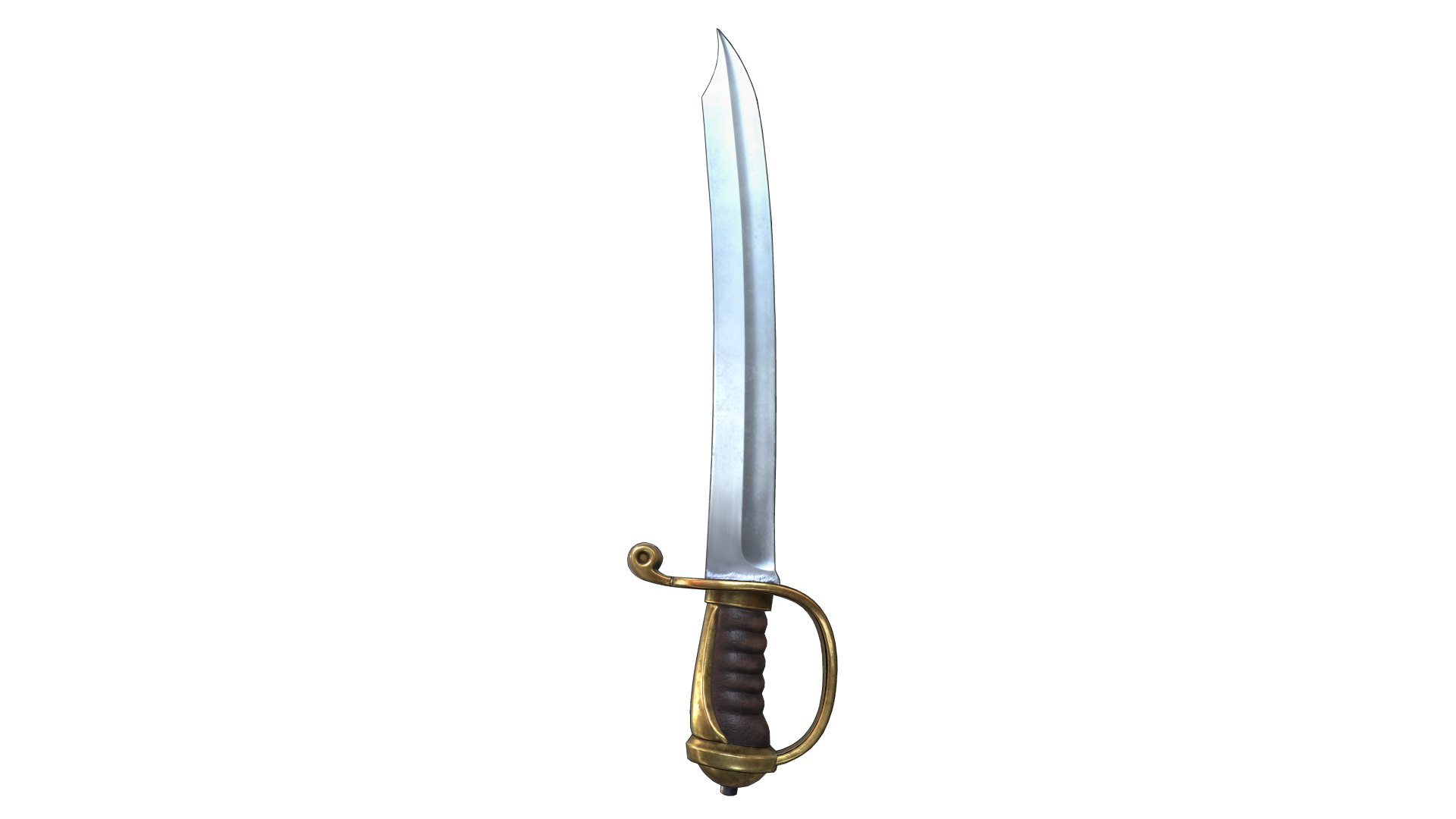 3D Curved Weapon Model - TurboSquid 1501810