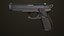 Pistol 01 Genérico Todas las texturas PBR Unity UE incluidas