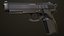 Pistol 01 Genérico Todas las texturas PBR Unity UE incluidas