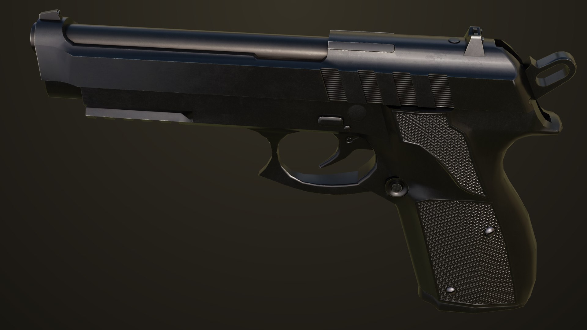 Pistol 01 Generic  All PBR Unity UE Textures Included 3D model https://p.turbosquid.com/ts-thumb/lL/fatI89/eH/pistol01_00036/jpg/1715936150/1920x1080/fit_q87/aa6344478e08a88bb948d1862c77b958050baf8c/pistol01_00036.jpg
