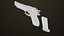 Pistol 01 Genérico Todas las texturas PBR Unity UE incluidas