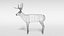 white-tailed deer 3D model