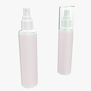 3D 150ml Cosmetics Soft Bottle Spray Low Poly High Poly