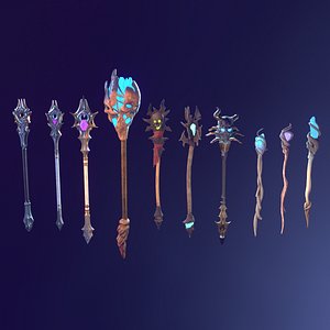 Fantasy staff pack 03