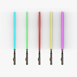 3D 05 Star Wars Lightsaber - SciFi Character Weapon