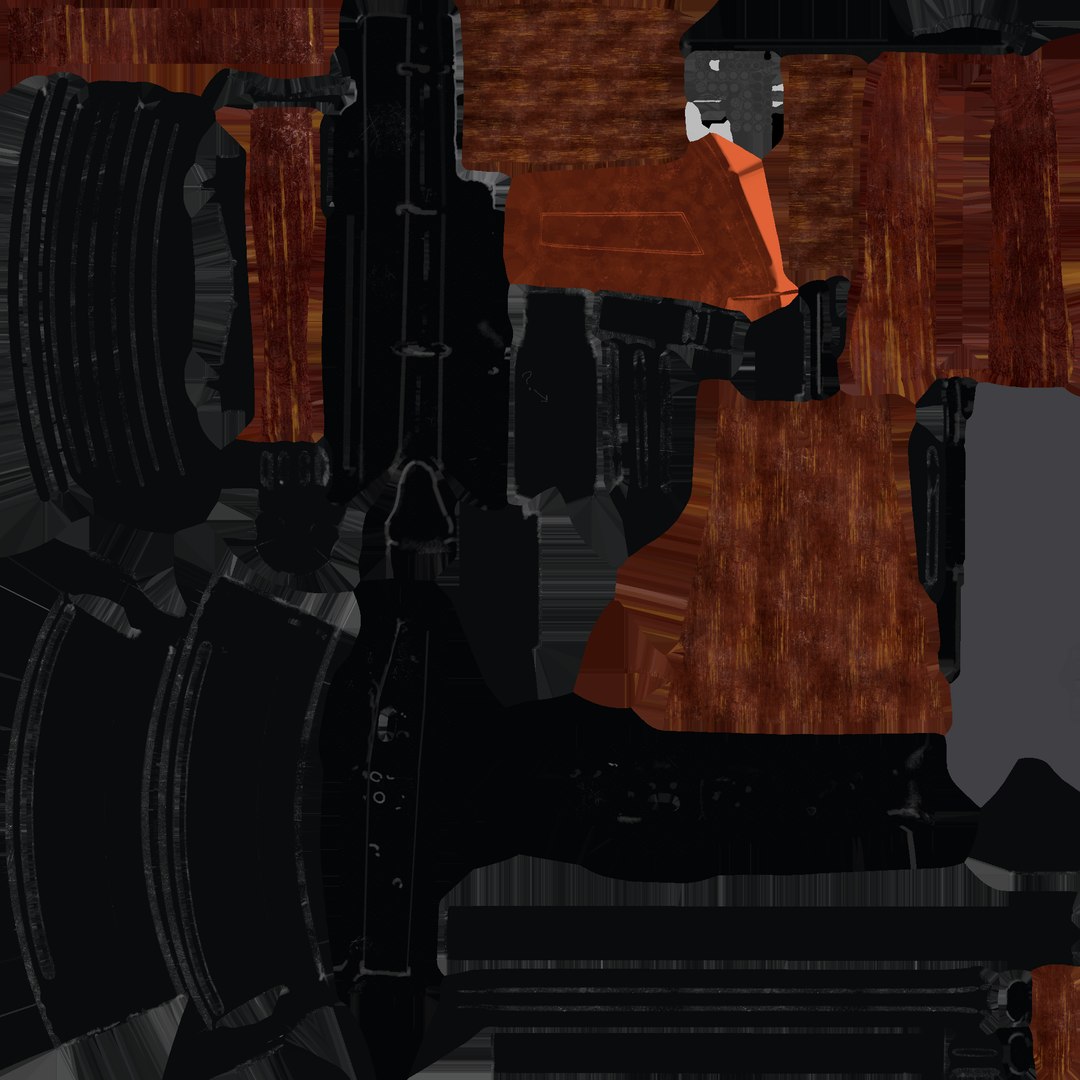 AKM Mid Poly Model Model - TurboSquid 2373909