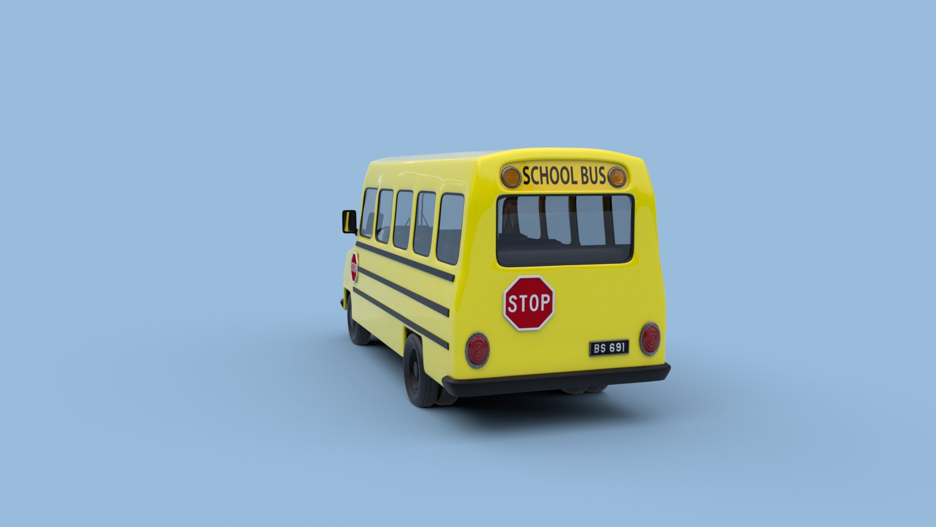 School bus model - TurboSquid 1622587