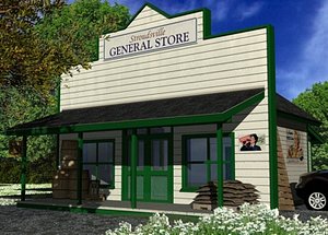 store towns country 3d max
