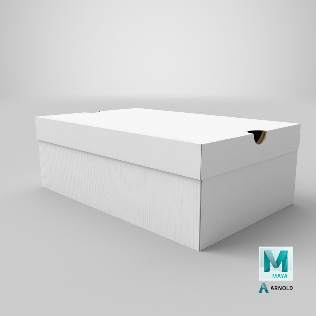 3D Shoes Packaging Box Closed model https://p.turbosquid.com/ts-thumb/lM/OR8NHt/jV/stemcell_maya_arnold_render/png/1687440170/1920x1080/fit_q87/7ef605d0ed9b68ab9a3e3affbec21a7a59e05118/stemcell_maya_arnold_render.jpg