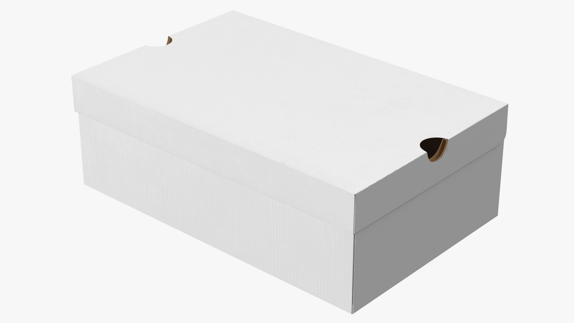 Shoes Packaging Box Closed 3D model preview