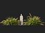 HighpolyLow Poly Lomandra Hystrix Кэти Беллес - Slender Mat Rush