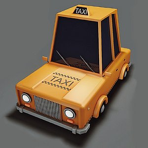 Low Poly Taxi