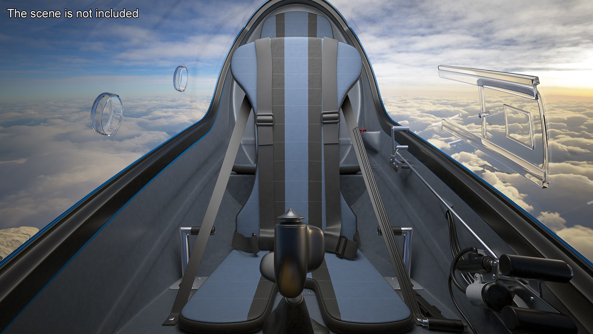 3D Rotorcraft Autogyro Blue - TurboSquid 2220685